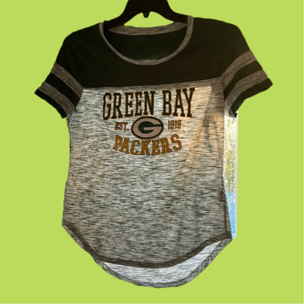Women’s Green Bay Packers shirt sleeve shirt L